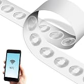 latikaly NFCタグ 10枚入り 25mm (NTAG215/504バイト)電子タグ RFID用品 ios対応 android対応