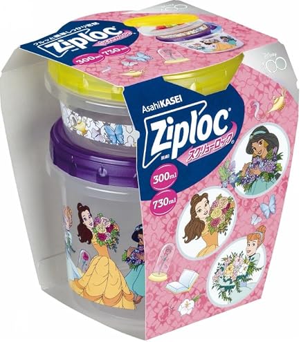 Amazon.co.jp: ジップロック スクリューロック 300ml＆730ml 各1個入
