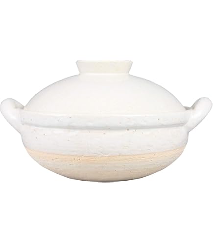 Amazon｜長谷園 伊賀土鍋 アメ釉 大(3-5人用) 直火対応 NNM-33｜土鍋