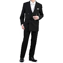 Amazon.co.jp: フォーマルスーツ メンズ ダブル4つボタン オール