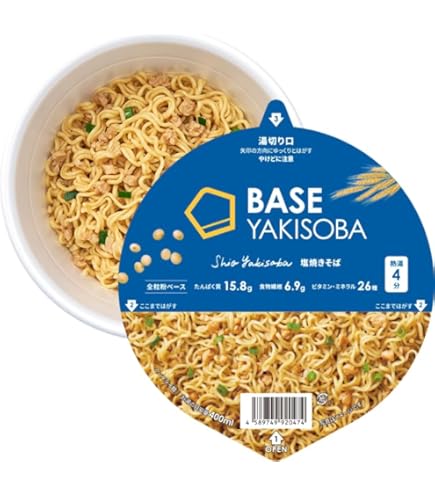 Amazon.co.jp: 【塩分ひかえめ】ベースやきそば ソース焼きそば カップ