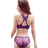 ノンワイヤーブラジャー ショーツセット 蝶 バタフライ デザイン 見せブラ フロントホック 磁石 5カラー 色気のある下着 大人の魅力 上下セット シームレス