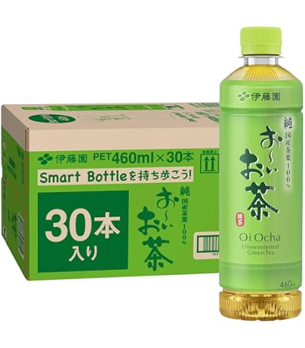 伊藤園 おーいお茶 ラベルレス緑茶 460ml×30本