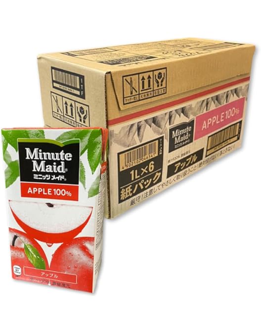 Amazon.co.jp: コカコーラ ミニッツメイド アップル 100% (1L 紙パック