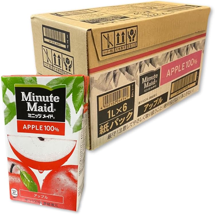 Amazon.co.jp: コカコーラ ミニッツメイド アップル 100% (1L 紙パック