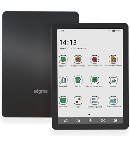 Amazon.co.jp: Bigme B6カラー電子リーダー、電子書籍リーダー6インチ