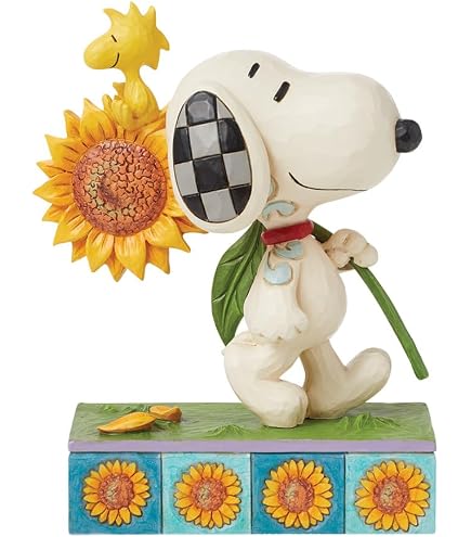 Peanuts by Jim Shore Snoopy & Woodstock on Scooter Scootin Around