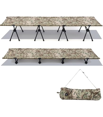 Amazon.co.jp: VENTLAX 2WAY タクティカルコット 1000D 軽量3kg 静音