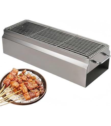 Amazon | FryWare 焼き鳥台 大型 やきとり焼き器 ステンレス製 炭火