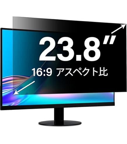 Amazon.co.jp: IODATA EX-LDH271DB-B 27インチ 16:9 対応 フィルム 超