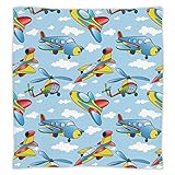 Super Soft Throw BlanketカスタムデザインCozy Fleece Blanket、バレンタインデー装飾、デジタルニットWear LikeパターンHearsと検索バーモダン、ネイビ
