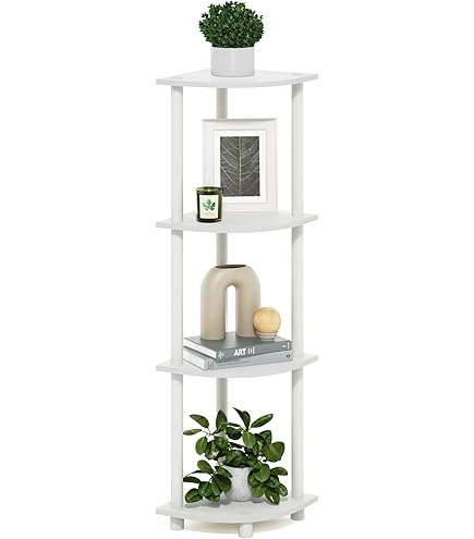 Amazon.co.jp: アンティーク調 アイアンフレーム 3段コーナーラタン