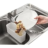 Sink Drain Strainer Basket HDYA Kitchen Food Waste Leftovers Food Catcher Garbage Triangle Filter Corner Sink Strainer