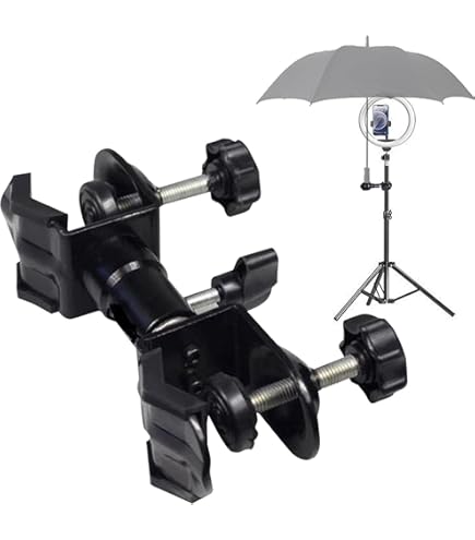 Amazon | 写真撮影 三脚用 アンブレラ 傘ホルダー クリップ