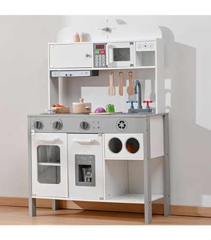 Amazon | Ikea Duktig ミニキッチン、バーチ合板、ホワイト | セット Amazon | Ikea Duktig ミニキッチン、バーチ合板、ホワイト | セット