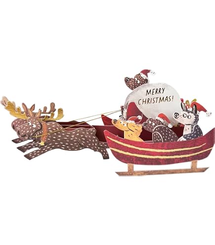 Amazon | グリーティングライフ クリスマスカード パーティーカー