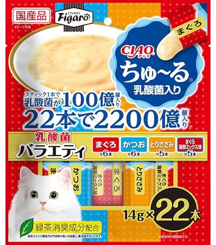Amazon.co.jp: チャオ (CIAO) すごい乳酸菌ちゅ~る 総合栄養食