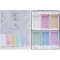 墨運堂 水彩 固形墨 絵墨