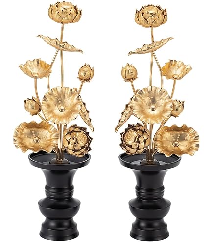 Amazon｜仏壇屋 滝田商店 常花 8寸(一対) 高さ26.5cm×巾14cm 仏壇用の