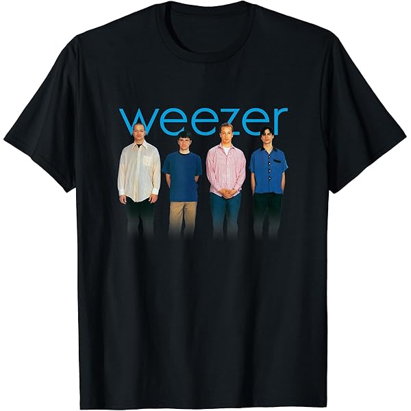 Amazon | Weezer - グリーンアルバムサークル Tシャツ | Tシャツ