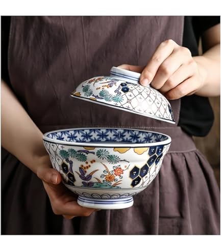 603未使用　庫山窯　煮物椀　蓋付きどんぶり揃　5客セット　蓋付煮物椀　丼 Amazon.co.jp: 前畑陶器 庫山窯 蓋付き椀 蓋付きどんぶり 煮物椀 古