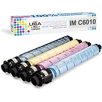 新品未使用　RICOH IM C6010 トナーカートリッジ 4色セット Amazon.co.jp: for Ricoh IM C6010 6010に互換性のあるトナー