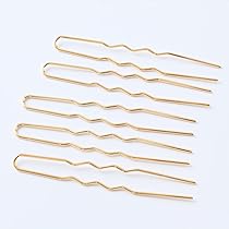 Amazon.co.jp: 紗や工房 かんざしパーツ U字(約10cm)約5個 シルバー