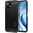 Spigen Xiaomi Mi 11 Lite 5G ケース 小米 TPU ソフトケース 米軍MIL規格 耐衝撃 衝撃吸収 傷防止 カメラ保護 ワイヤレス充電 シャオミ ミー 11 lite 5g 対応 ラギッド・アーマー ACS02843 (マッ