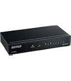 Amazon | バッファロー BUFFALO 10/100Mbps対応 金属筺体 電源内蔵 16