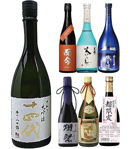 十四代、信州亀齢、田酒5本セット 十四代、信州亀齢、田酒5本セット