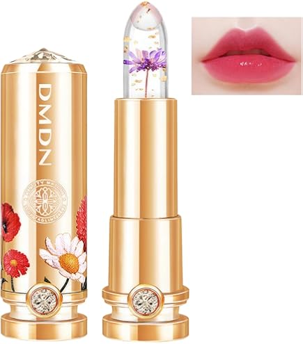 Amazon | Qin Derdom クリアフラワーゼリーリップスティック PHカラー