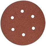 PORTER-CABLE 736600625 6-Inch 6-Hole Hook and Loop 60 Grit Sanding Discs (25-Pack) [並行輸入品]