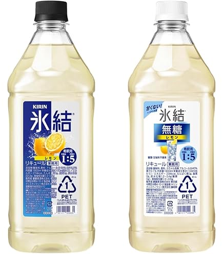 Amazon.co.jp: キリン 氷結 無糖 レモン コンク 1800ml × 3本 大容量
