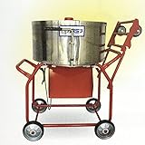 こね太郎 ステンレス コンクリート セメント ミキサー シューター 付 カート車取り 70L KMT-2.5HDS カネミツ 代不