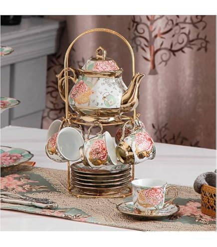 Amazon.co.jp: ティーセット 紅茶 ポット コーヒーセット おしゃれ