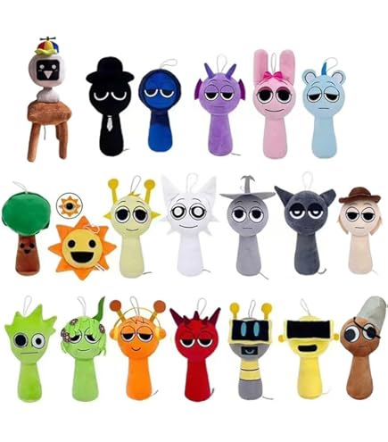 Amazon.co.jp: スプランキー ぬいぐるみ セット - 20cm Sprunky