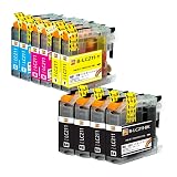 LC211-4CL Brother用 互換インクカートリッジ LC211(4BK/2C/2M/2Y) 4色 10本 大容量 残量検知 最新ICチップ搭載 DCP-J562N DCP-J762N DCP-J962N DCP-J963N MFC-J730DN MFC-J730DWN MFC-J830DN MFC-J830DWN MFC-J880N MFC-J900DN MFC-J900DWN