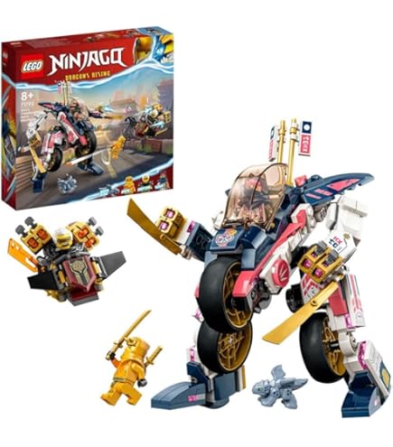 LEGO NINJAGO Sora s Transforming Mech Bike Racer 71792 Ninja