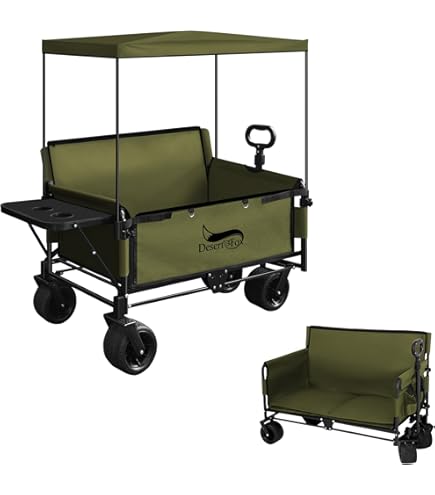 Amazon.co.jp: キャリーワゴン キャリーカート 【10CM極太タイヤ