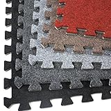 Incstores eco-softカーペットFoamタイル – ポータブルTrade Showフローリング、練習マット& Light Dutyカーペットトップジムフローリング 25 Tiles (1