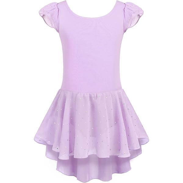 子供用フリル付きレオタード（紫、ピンク）セット 子供用フリル付きレオタード（紫、ピンク）セット 子供用フリル