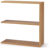 Amazon｜無印良品 スタッキングシェルフ・ワイド・追加2段・オーク材