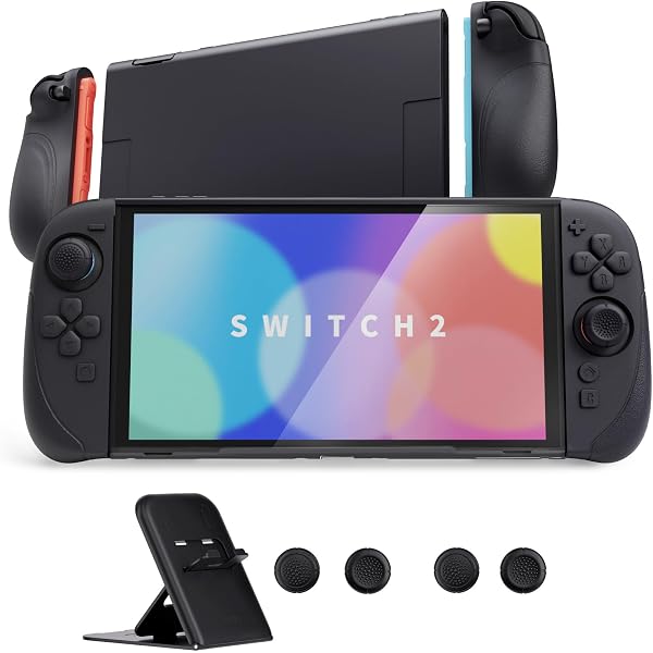 Amazon.co.jp: Nintendo Switch専用スタンド付きカバー ブラック