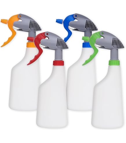 Amazon.co.jp: 5個セット 500ml スプレーボトル水スプレー缶ポータブル