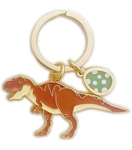 Tyrannosaurus Portachiavi Giapponese - Dinosauro Rex In Miniatura, Dimensioni 8.8 X 5.8 Cm