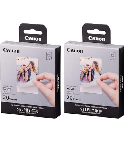 Amazon.co.jp: キヤノン QX20専用 カラーインク/ラベルセット XC-20L