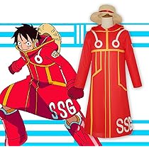 Amazon | [KOFR] ルフィ コスプレ衣装 未来島 エッグヘッド ワンピース 