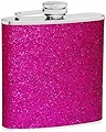 Top Shelf Flasks プレミアムフラスコ キラキラグリッター付き とても可愛い6オンス パープル