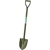 トンボ工業 エアーショベルロングミニ丸 スコップ 97cm たすけ隊 オリーブ