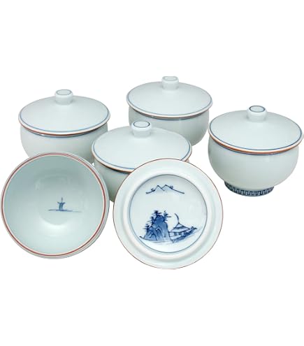 Amazon | 羽柴正和 高級煎茶茶碗コレクション 宮中の花の歳時記 蓋付